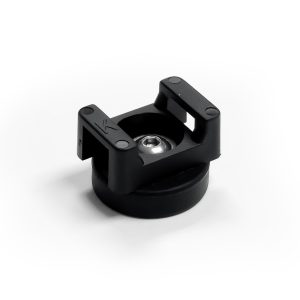 22mm Female Rubber Encased Holding Magnet with Cable Tie Attachment