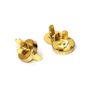 14mm x 3.5mm Gold Magnetic Bag Clasp