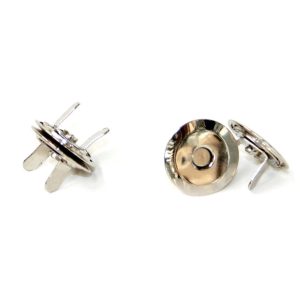 16mm x 2.5mm Silver Magnetic Bag Clasp