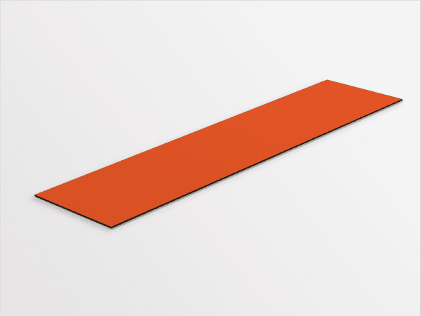 Magnetic Strip ORANGE 200x50