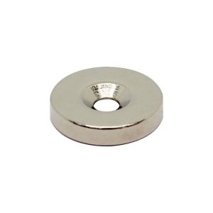 20mm x 4mm x 4mm Countersunk Neodymium Ring