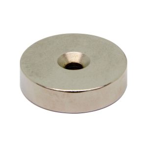40mm x 6.5mm x 10mm Countersunk Neodymium Ring