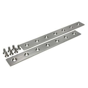 350mm x 40mm Stainless Steel End Plate Set