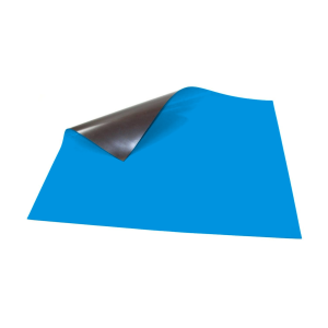 Pre Cut Magnetic Sheeting - Blue with Write on/Wipe off Laminate