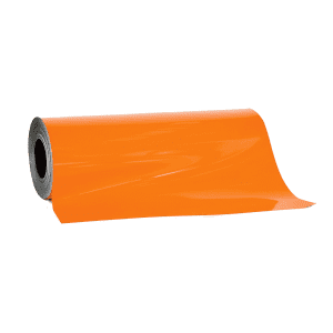 0.85mm x 620mm Orange Magnetic Sheeting