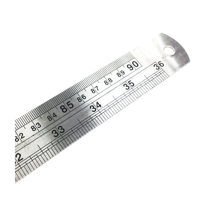 Durable Stainless Steel Rulers with Metric & Imperial Measurements